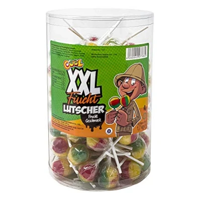 Abbildung von Cool XXL Frucht Lutscher 100 x 17g, große Lutscher, 1700 g