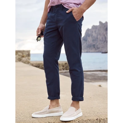 Abbildung von LERROS Chinohose &quot;LERROS Sommerliche Chino mit Leinenanteil, RELAX FIT&quot;