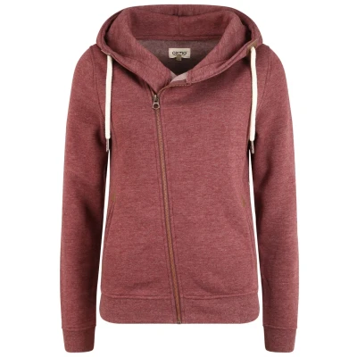 Abbildung von Oxmo Oxvicky Sweatjacke, Damen, Größe: Large, Wine r mel