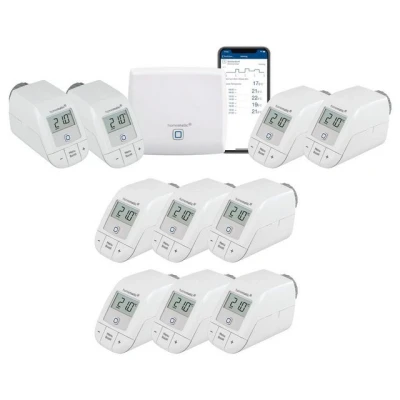Abbildung von Homematic IP Heizkörperthermostat Bundle Starter Set Heizen + 8x basic, Access Point 10 x basic