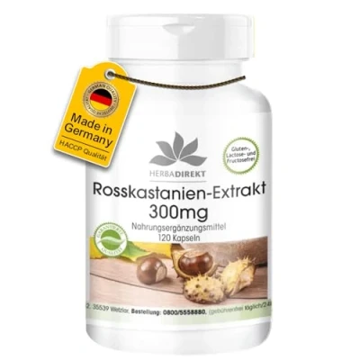 Abbildung von Rosskastanien Extrakt 300 mg Kapseln 120 St