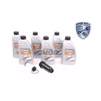 Abbildung von VAICO V25 0796 Teilesatz, Ölwechsel Automatikgetriebe mit Dichtung Ölmenge für Standardölwechsel, Dichtring FORD: S Max Mk2, Mondeo 5 Kombi
