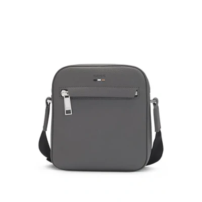 Abbildung von BOSS RAY ZIP Unisex Umhängetasche, Größe: One Size, Dark grey