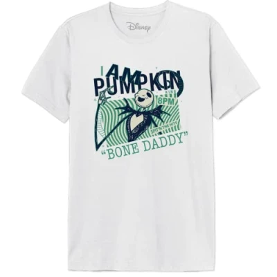 Abbildung von Disney Herren Mejackdts017 T Shirt, weiß, XXL