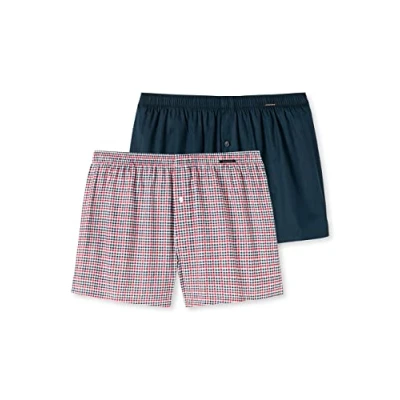 Abbildung von Schiesser 2PACK Boxershorts, Herren, Größe: 4XL, Sortiert