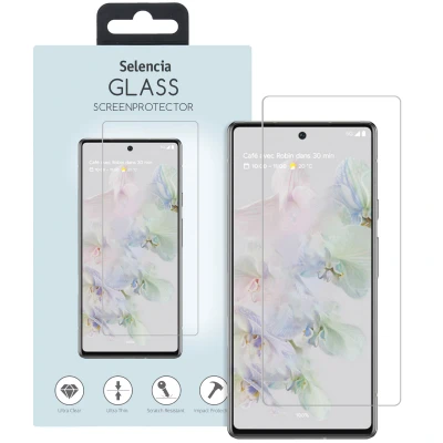 Abbildung von Google Pixel 7 Panzerglas Selencia Displayschutz Gehärtetes Glas aus gehärtetem für das