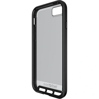 Abbildung von Tech21 Evo Elite Hülle Widerstandsfähig Schlagfest mit FlexShock Aufprallschutz für Apple iPhone 7 Matt Schwarz