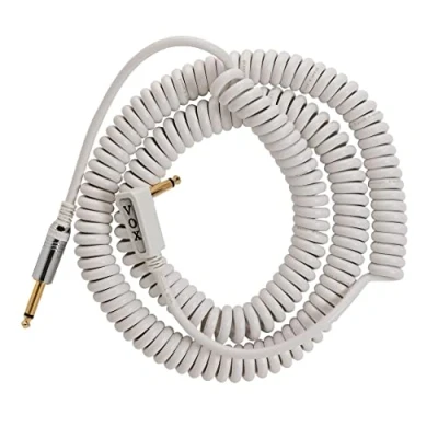 Abbildung von Vox VCC090WH 9m Vintage Coiled Cable with Mesh Carry Bag White