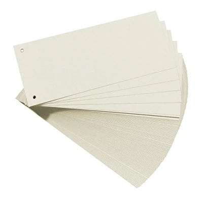 Abbildung von Herlitz Abheftstreifen 100 Trennstreifen / 180g Farbe: weiß