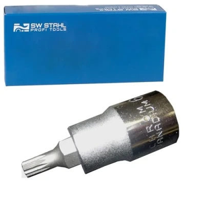 Abbildung von SW Stahl 05302L Steckschlüsseleinsatz 1/2 Spline M6 Chrom Vanadium Innenvielzahn kurz