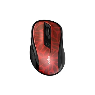 Abbildung von Rapoo M500 Dunkelrot Maus (Funk, lautlose Multi Mode Maus, Reichweite bis zu 10 m, leises Klicken)