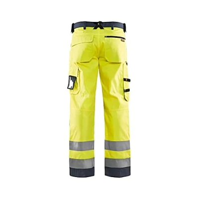 Abbildung von Blaklader 156618113396D112 Arbeitshose ohne Nageltaschen, High Vis Gelb/Mittelgrau, Größe D112