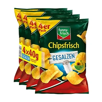 Abbildung von funny frisch Chipsfrisch gesalzen 4x40g Multipack