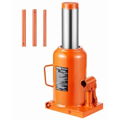 Abbildung von VEVOR Hydraulischer Wagenheber 50t Manueller Stempelwagenheber Werkstatt 28 44cm
