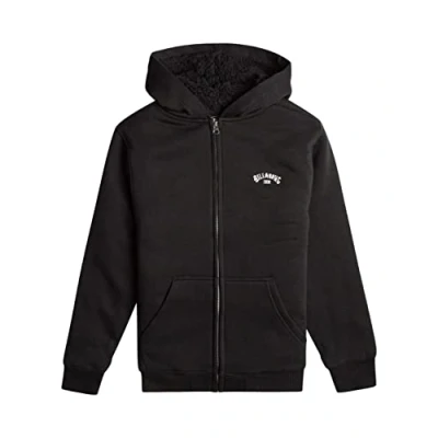 Abbildung von Billabong Arch Sherpa Fleece mit Reißverschluss für Jungen 8 16 Schwarz