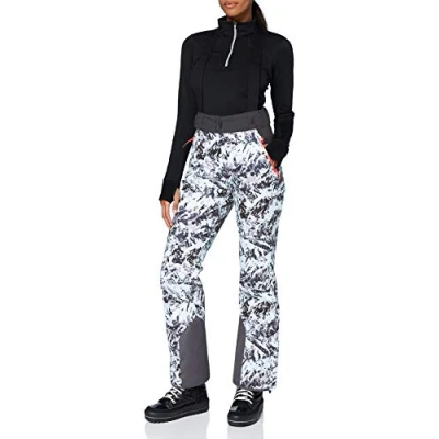 Abbildung von Jack Wolfskin Damen Panorama Peak Hose, Ebony All Over, 34