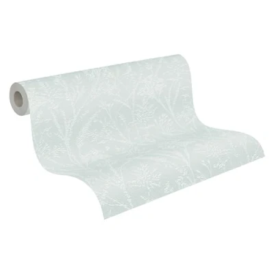 Abbildung von A.S. Création Vliestapete Pure Elegance Tapete mit Ästen Mustertapete Floral Blumen, strukturiert, schimmernd, (1 St), Blumentapete für Schlafzimmer Küche Wohnzimmer Äste Design