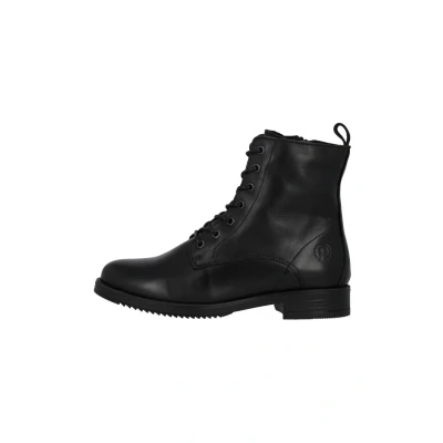 Abbildung von Palado Stiefeletten Damen Chalki bequeme Boots Made in Portugal elegante &amp; robuste Stiefel für Herbst Winter modische Winterschuhe Schwarz (Glatt) UK4,5 EU37