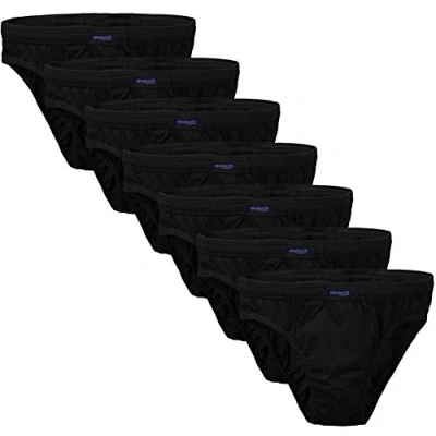 Abbildung von BRUBAKER Slip Herren Unterhose aus Baumwolle (Spar Pack, 7 St., 7er Pack) Großpackung Männer Unterwäsche, sehr bequeme Passform