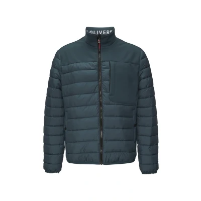 Abbildung von s.Oliver Herren 2150262 Pufferjacke aus Softshell, 5785 Blau, M