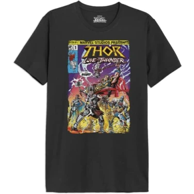 Abbildung von Marvel Herren Metlatmts006 T Shirt, anthrazit, M
