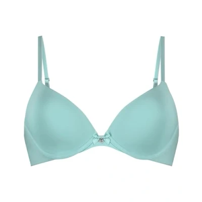 Abbildung von Hunkemöller Vorgeformter Bügel BH Plunge Eggshell Blue 85D