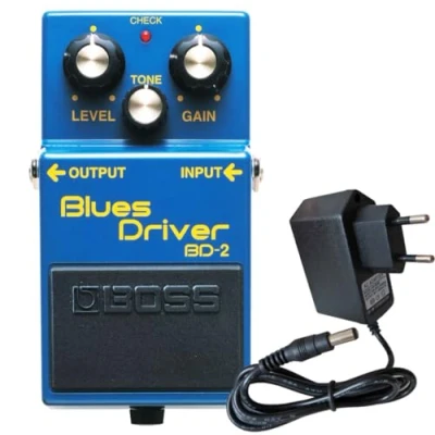 Abbildung von Boss BD 2 Blues Driver Effekt Pedal Effektgerät für Gitarre + keepdrum Netzteil 9V