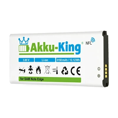 Abbildung von Akku King kompatibel mit Samsung EB BN915BBC, BN915BBE Li Ion 3150mAh NFC für Galaxy Note Edge, Edge 4G, F N915F, SM N9150