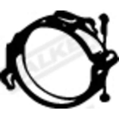 Abbildung von WALKER 80681 Klemmstück, Abgasanlage 85 VOLVO: V70 3, V50, C30