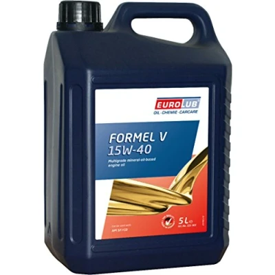 Abbildung von Eurolub Formel V 15W 40 5l Motoröl 221005 VOLKSWAGEN: Golf 4 Schrägheck, 5 Polo IV AUDI: A6 C6 Avant, A3 Schrägheck