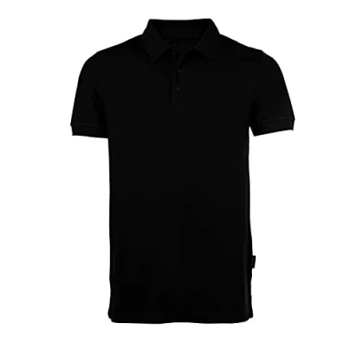 Abbildung von HRM Herren Heavy M Polohemd, Black, 6XL