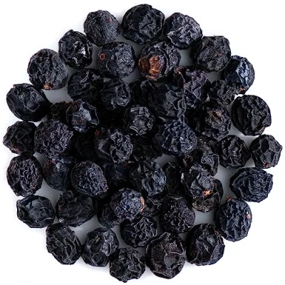 Abbildung von Schlehdorn Getrocknete Beeren Bio Qualität Schlehenbeeren Schlehen Schlehe
