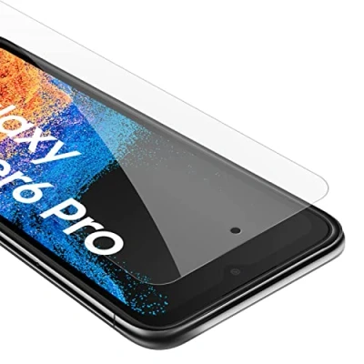 Abbildung von Cadorabo Panzer Schutz Glas für Samsung Galaxy XCover 6 PRO Schutzfolie in Ultra Klar Hüllen freundlich Gehärtetes (Tempered) Dipslayschutz Folie 9H Härte Anti Kratzer