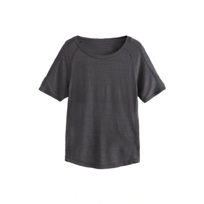 Abbildung von Next Short Sleeve Regular FIT Tshirt basic, Damen, Größe: Medium, Charcoal grey