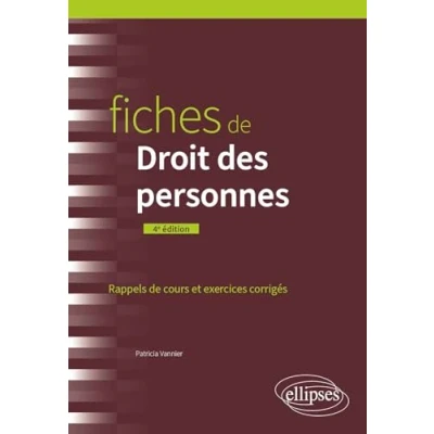 Abbildung von Fiches de Droit des personnes: A jour au 1er mars 2024