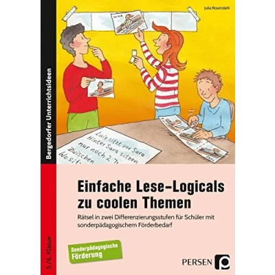 Abbildung von Einfache Lese Logicals zu coolen Themen: Rätsel in zwei Differenzierungsstufen für Schüler mit sonderpädagogischem Förderbedarf (5. und 6. Klasse)