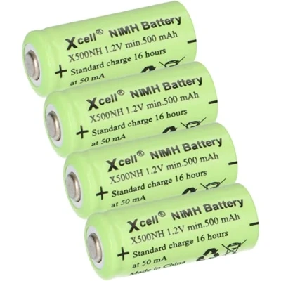 Abbildung von 4X Akku Lady N X500NH ersetzt LR1, LR01, 4901, 4001, MX9100, 910A, E90 1,2V NI MH 500mAh Akkuman Set