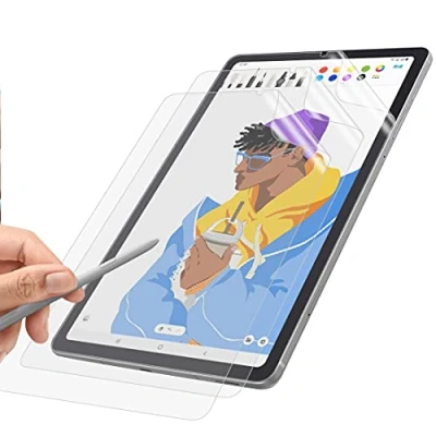 Abbildung von WEOFUN 3 Stück Display Schutzfolie Kompatibel mit Samsung Galaxy Tab S6 lite [Kratzfest] [Matte Textur][Reibungslose Handschrift]
