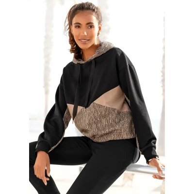 Abbildung von Venice Beach Kapuzenpullover, Damen, Größe: 32/34, Toffee schwarz