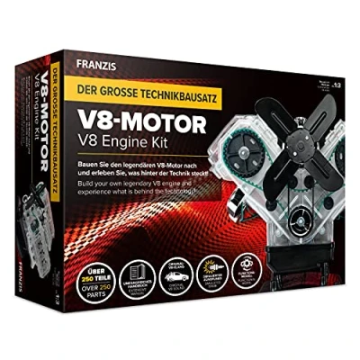 Abbildung von Franzis Experimentierkasten Bausatz V8 Motor