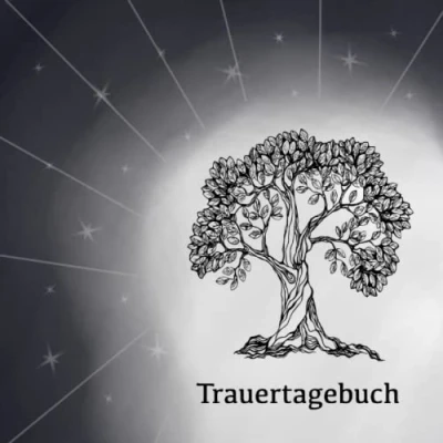 Abbildung von Trauertagebuch: Erinnerungsbuch zur Trauerbewältigung, Erinnerungen aufschreiben, Trauer bewältigen, Tagebuch führen.