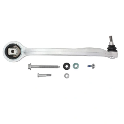 Abbildung von FEBI BILSTEIN 33363 Querlenker mit Anbaumaterial Trag /Führungsgelenk, Lager Vorderachse rechts, unten, hinten Aluminium