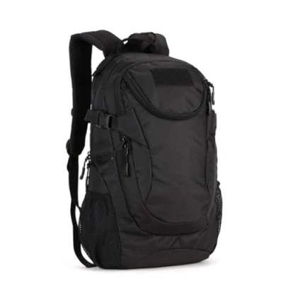Abbildung von VINBAGGE Rucksack Molle Taktische Motorrad Wanderrucksack Outdoor Wasserdicht Trekkingrucksack 25L Campus Jagdrucksack Schulrucksack Jungen Daypack für Herren Damen Schwarz