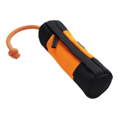 Abbildung von Hunter Tierbedarf Dummy Trainer Snack mit Seil orange/schwarz