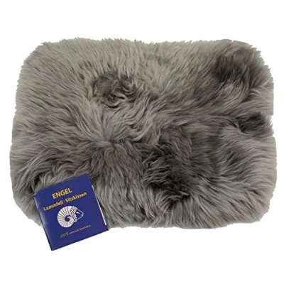 Abbildung von Reissner Lammfelle Sitzauflage DIANA 3040 SIL Schaffell hochwollig 30x40cm Silbergrau