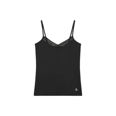 Abbildung von Marc O&#039;Polo Spaghettitop Timeless Lace mit Spitze am Ausschnitt