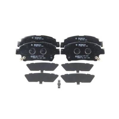 Abbildung von BOSCH 0 986 494 333 Bremsbelagsatz Low Metallic mit integriertem Verschleißwarnkontakt, akustischer Verschleißwarnung TOYOTA: iQ