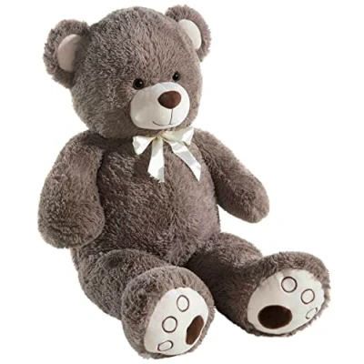 Abbildung von Heunec® Kuscheltier Bär mit Schleife, kitt 100 cm