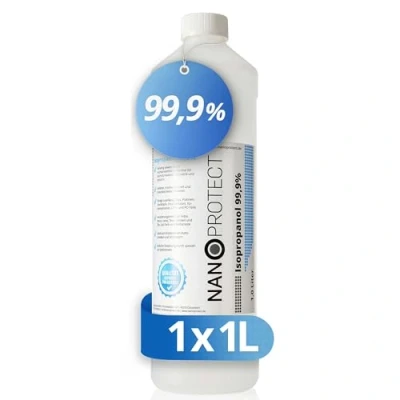 Abbildung von Nanoprotect Isopropanol 99,9%, 1 Liter, Hochprozentiger Isopropylalkohol Reinigungsalkohol