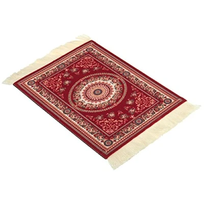 Abbildung von TuToy 28X18cm Mittig Kreis Bohemia Style Persian Teppich Mouse Pad Für Desktop Pc Laptop Computer